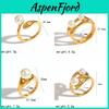 Minimalist Titanium Steel Ring For Women With Geometric Shape And Antitarnish Finish