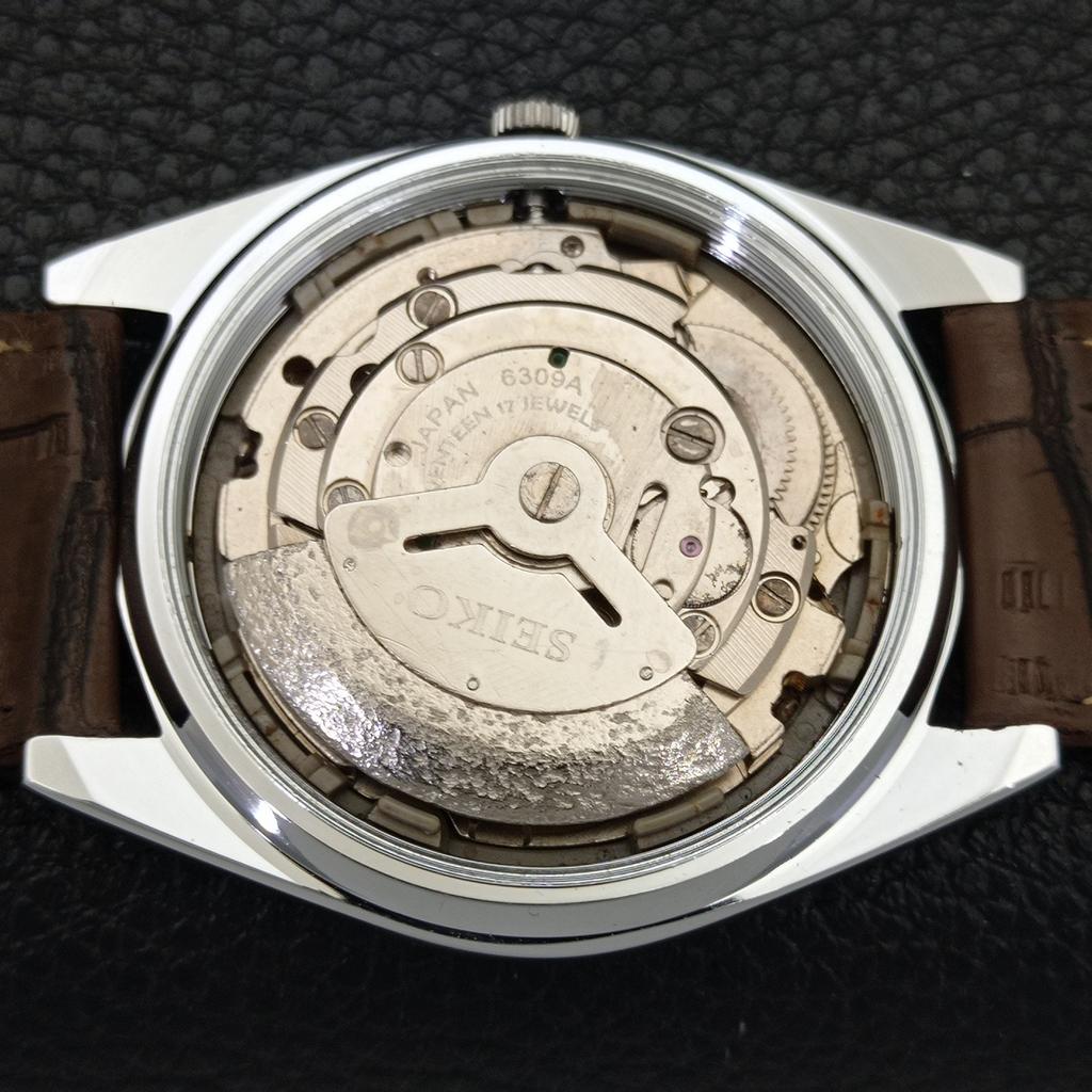 REFURBISHED SEIKO 5 AUTOMATIC 6309A JAPAN MENS VINTAGE GOLDEN WATCH A701706-5 R206c-a701706