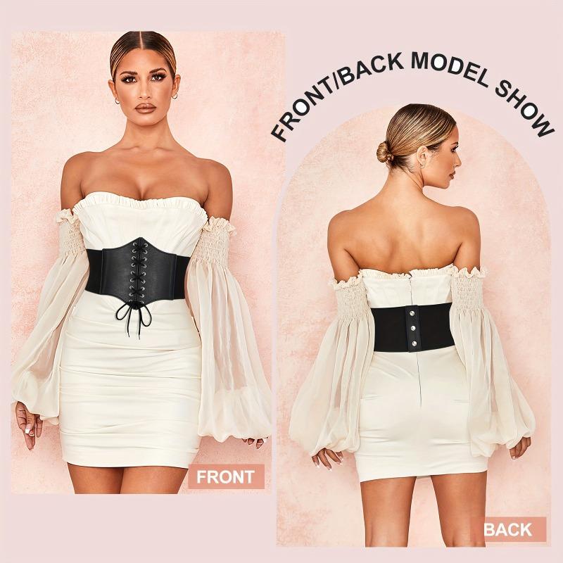 Meier Corset Wide Belt Elastic Waist Slimming Look Elastic Waist Waistband