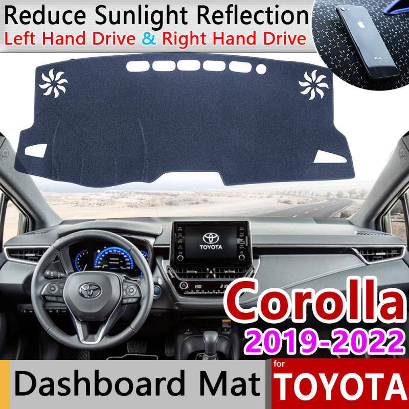 

Противоскользящий коврик для Corolla E210 210 2019 2020, чехол для приборной панели, солнцезащитный козырек, защитный ковер, анти-УФ автомобильные аксессуары