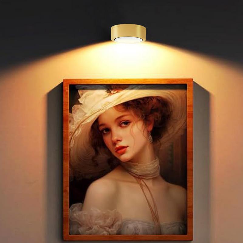 Picture Lights Magnetic LED Painting Light With Remote Control Battery Operated LED Accent Lamp For Corridor Stairs art pictures