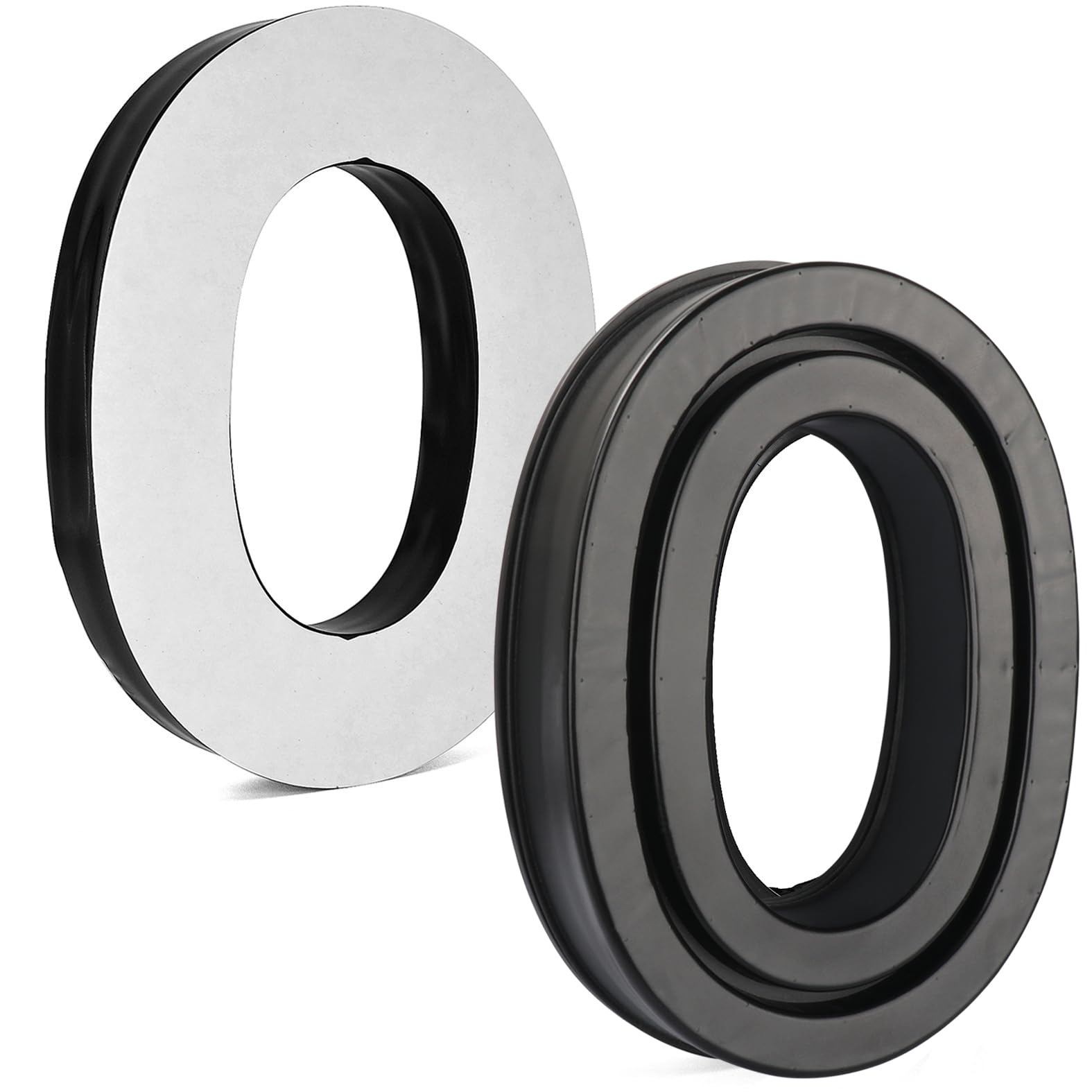 

3M WorkTunes Ear Pads Silicone Gel Instant Chill Replacement Ear Pads for 3M Range Guard Hearing Ear and Earmuffs - WorkTunes/Peltor Protectors, чорний