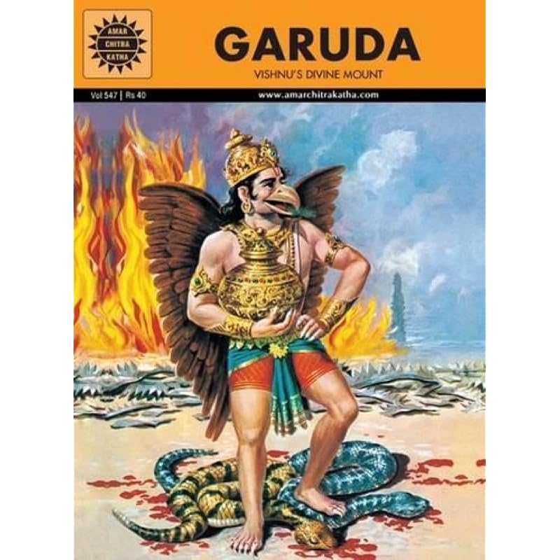Garuda (Amar Chitra Katha) Garuda, Eagle Faced Son Of Sage Kashyapa And