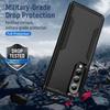 2 In 1 Hybrid Rugged Armor Shockproof Phone Case For Samsung Galaxy Z Fold 4 TPU Frame Hard Plastic Protective Back Cover Fundas
