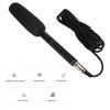 Black HighSensitivity Interview Microphone Wired Recording   Portable Mic for Camera