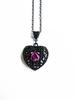 Gothic Victorian Heartshaped Pendant Necklace With Alloy Material For Fashion Enthusiasts