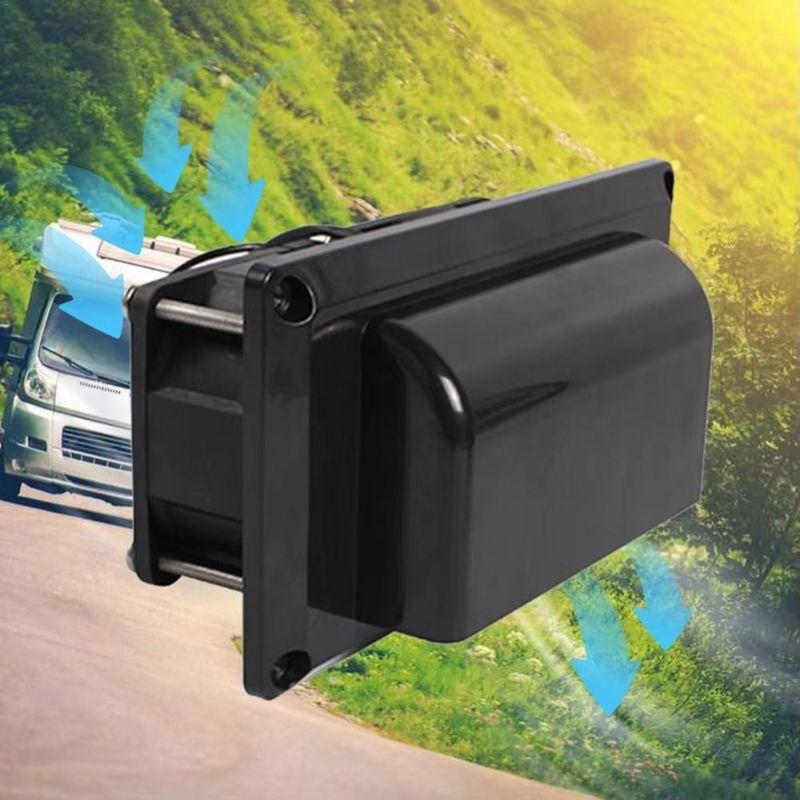 12V Range Hood Exhaust Fan 25W Durable Side Air Vent Easy Installation Quiet Operation Ventilation Exhaust Fan Boat Marine