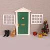 Smoother Edge Mini Wooden Door Miniature Miniature Simulation Furniture  Dollhouse Miniature