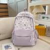 Schoolbag Junior High School High School Student Schoolbag Female Cute Bow Kitten Backpack College Style Cartoon Small Fresh Backpack