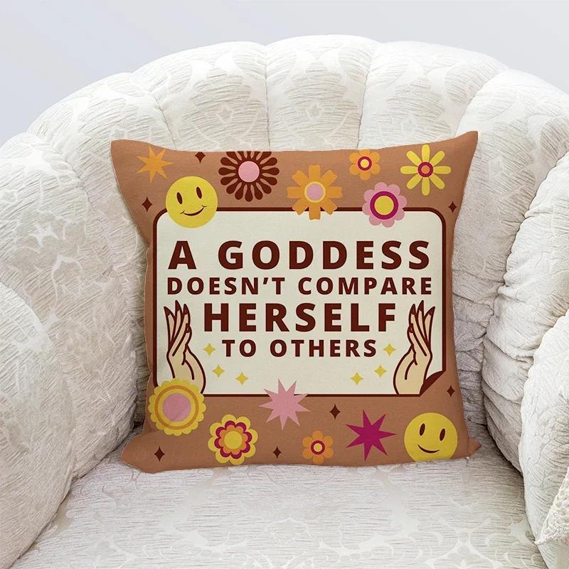 

Decorative Car Cushion Cover Cute Pillowcase Nordic Sofa Bed 12x12Inch