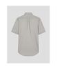 Binpolmen Solid Short Sleeve Shirt Light Gray