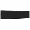 Headboard Pillow, Black, 200 Cm, Fabric