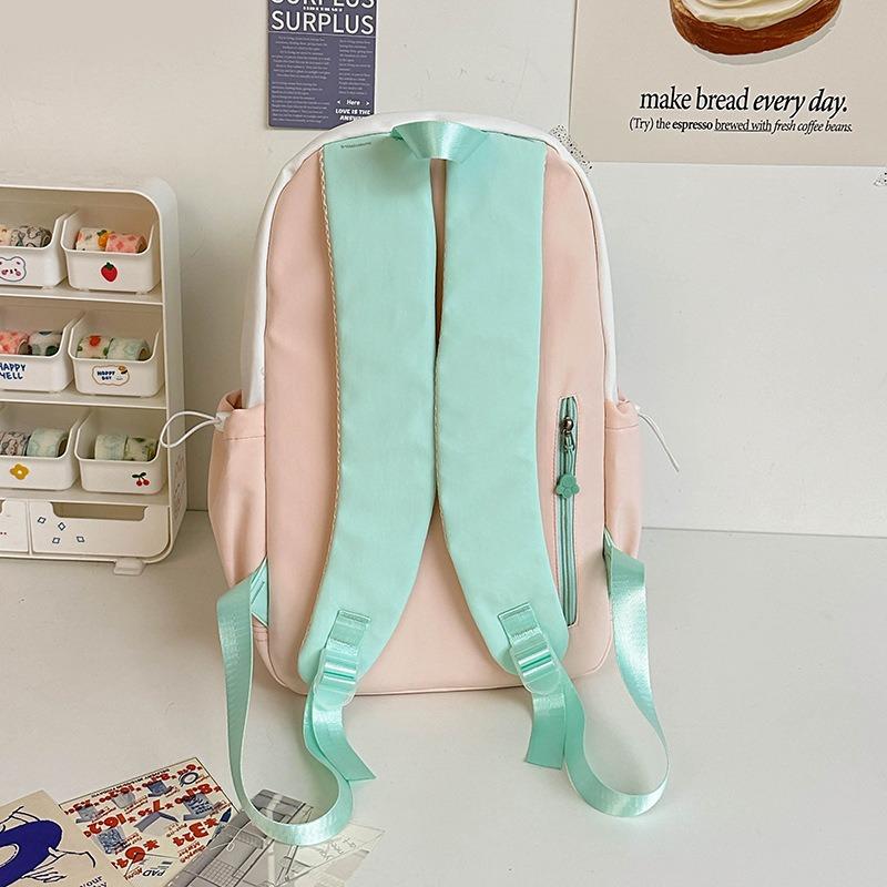 Niche design new simple backpack travel versatile backpack fresh and cute large capacity student bag
