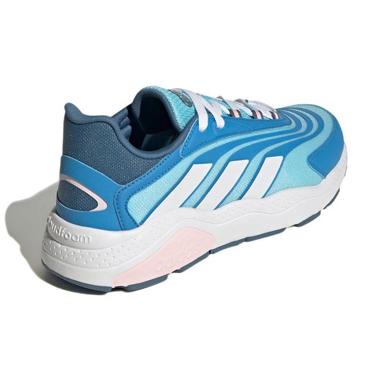 Adidas Neo Crazychaos 2.0 Synthetic Leather Refreshing Trendy Slip-Resistant Durable Lightweight Low-Top Casual Shoes Women sneaker Blue GY4620