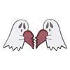 Creative Cartoon Heart Shaped Ghost Design Metal Brooch Pin For Halloween 2023 Collection