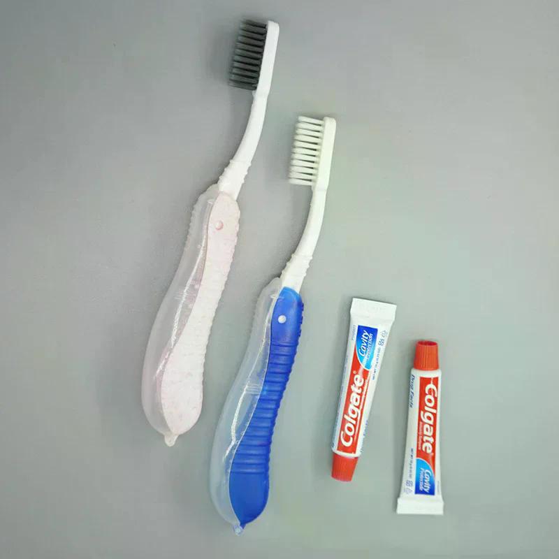 1pc Portable Disposable Foldable Travel Camping Toothbrush Tooth Oral Cleaning Tools