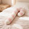 Christmas Cushion Soft Skin-Friendly Plush Cushion Decorative Candy Cane Throw Pillows for Chair Sofa Bedroom Living Room Dorm