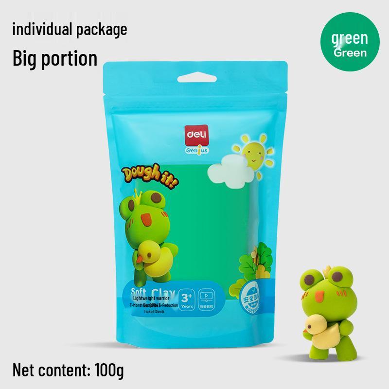 

Набор цветной глины для пополнения: 100 кусочков легкой глины, 6 цветов для детского творчества 100g