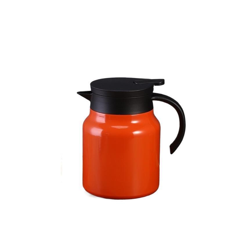 316 Stainless Steel Insulated Teapot - Old White Tea Brewer with Water Separation, Large Capacity.