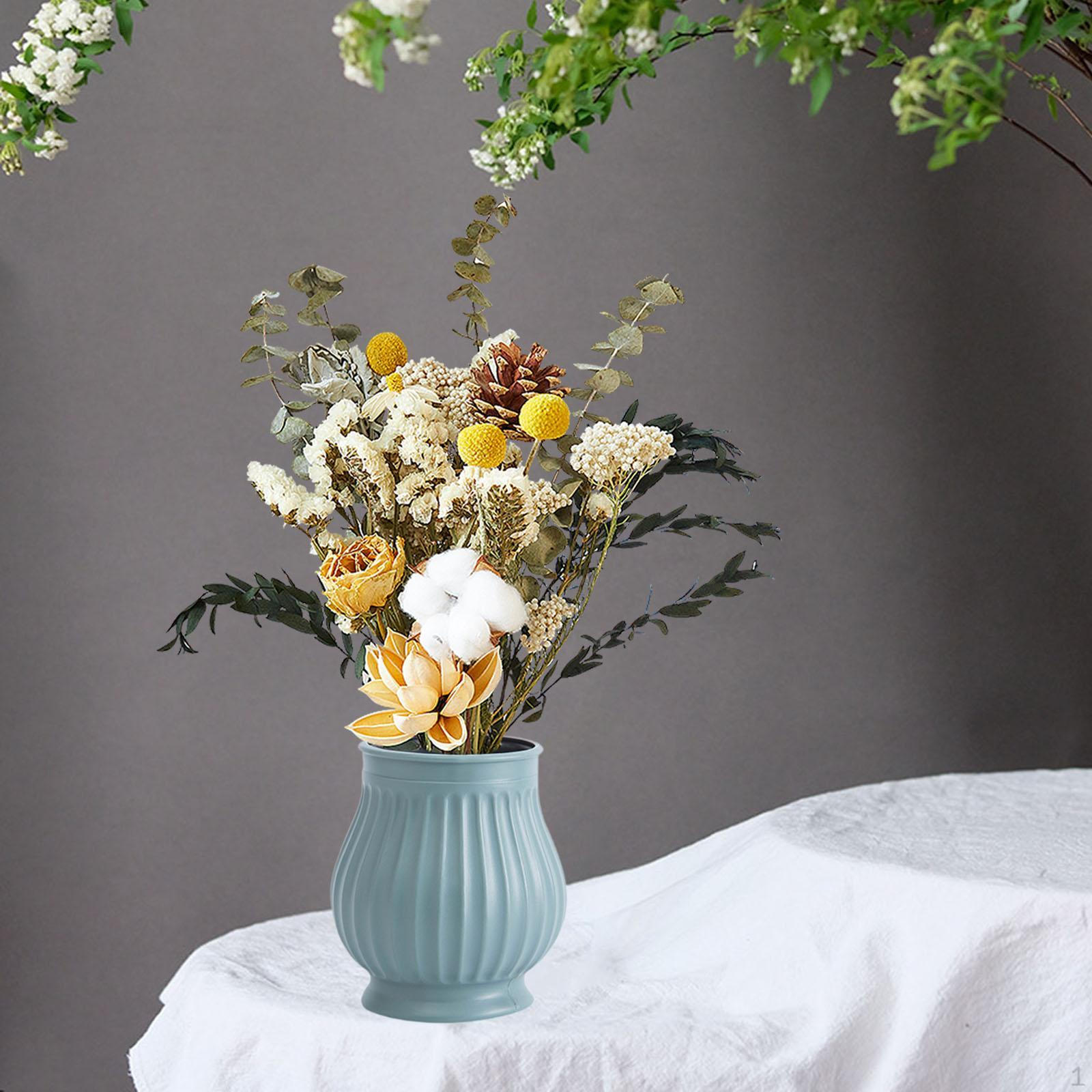 

Flower Vase Bud Desk Living Room Modern Decors Plant Pot Holder Planter for Office Side Table