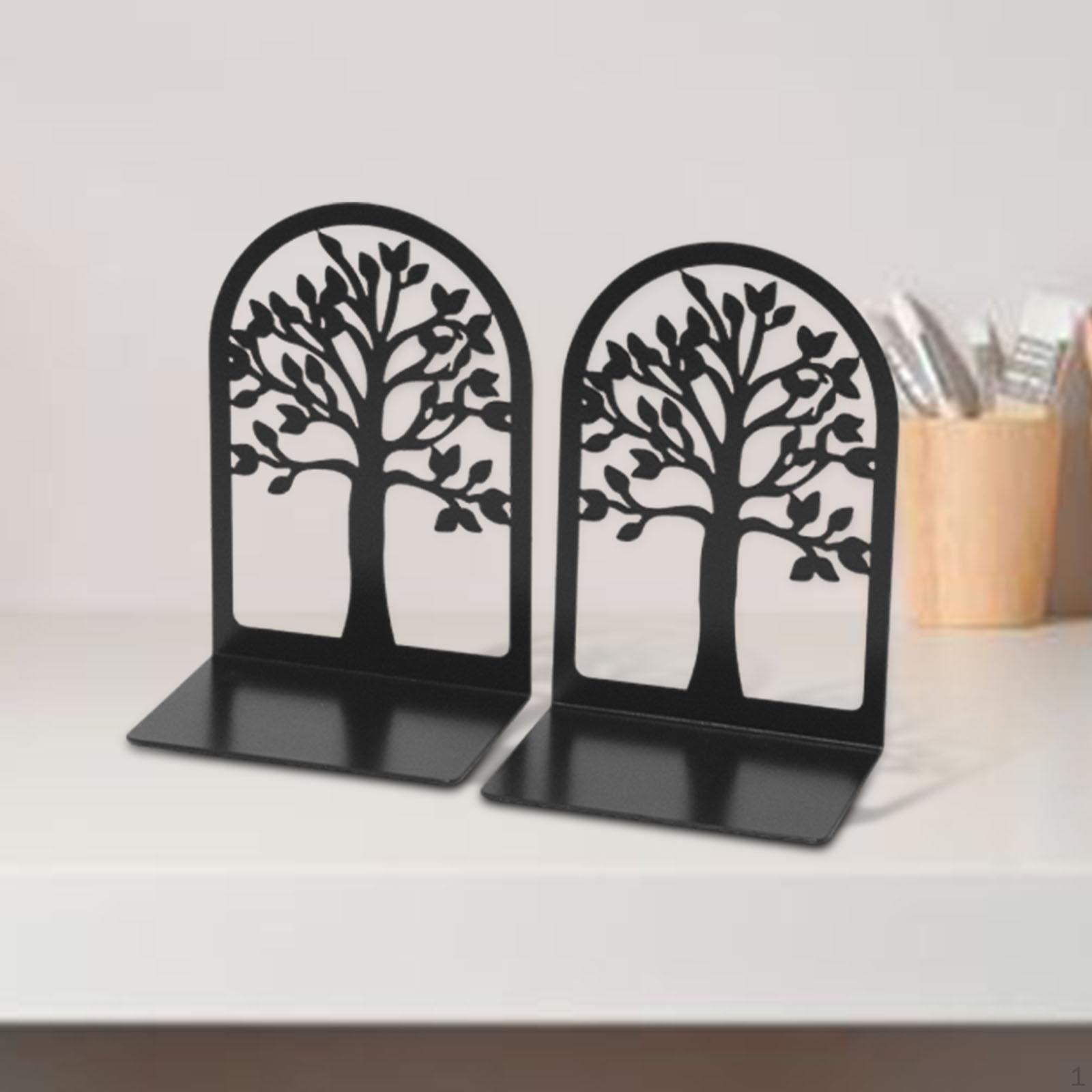 

2 шт. настольный органайзер для книг, офисные аксессуары, разделители для книжных полок, держатель для книг чёрный