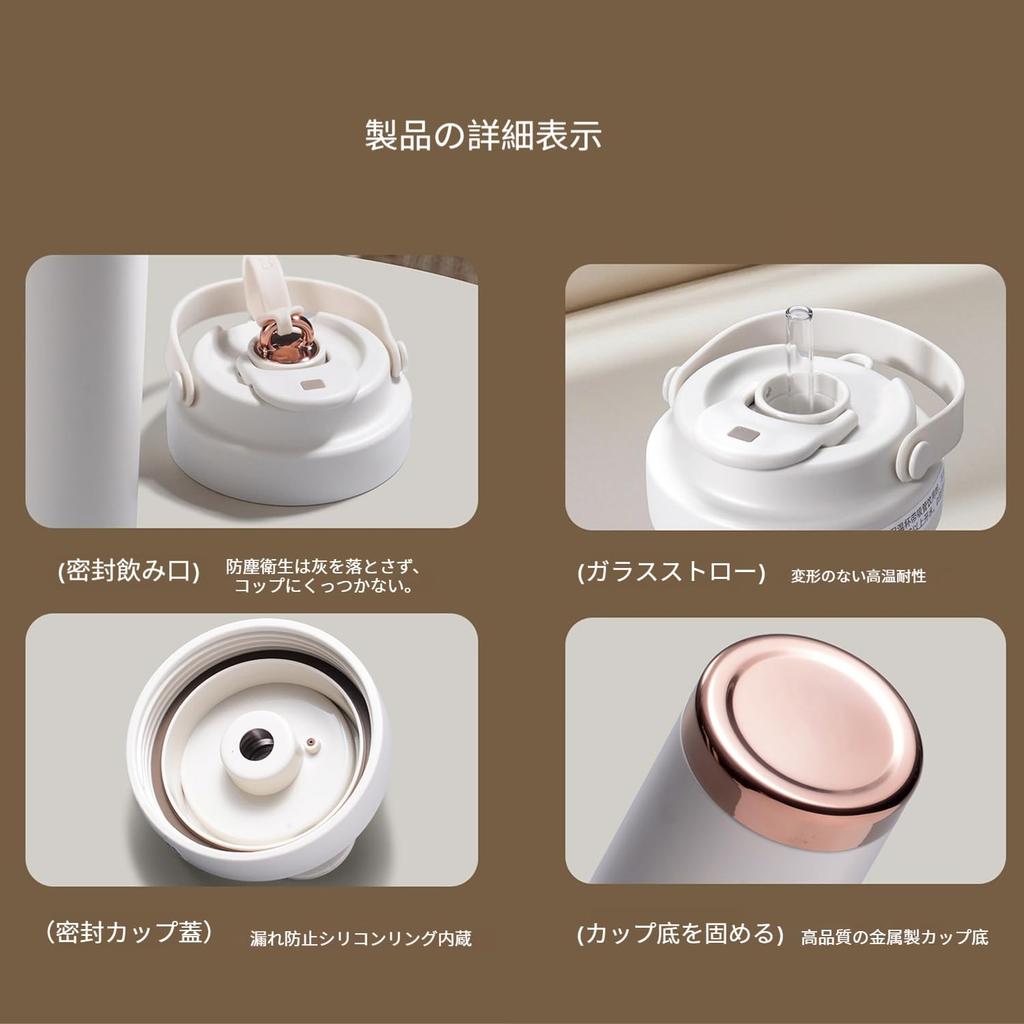 TSQIBU Water with Straw and with Compatible with Carbonated and Soy Stainless Keeps Cold or Easy to Dark Pink Ceramic-Coated Bottle, 750ml, Handle,