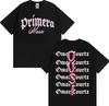 Omar Courtz Primera Musa Album Print T-shirt for Men and Women, Retro2026 Summer Print Pure Cotton Loose Casual T-shirt