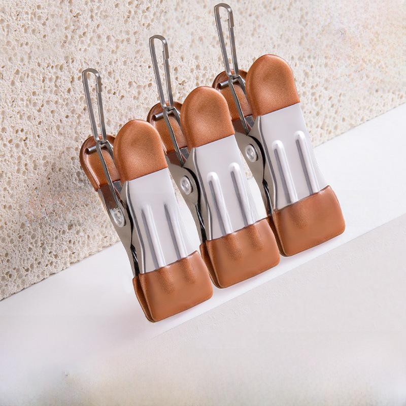 Windproof Stainless Steel Clothespins: Durable Clips for Clothes Drying and Hanging
