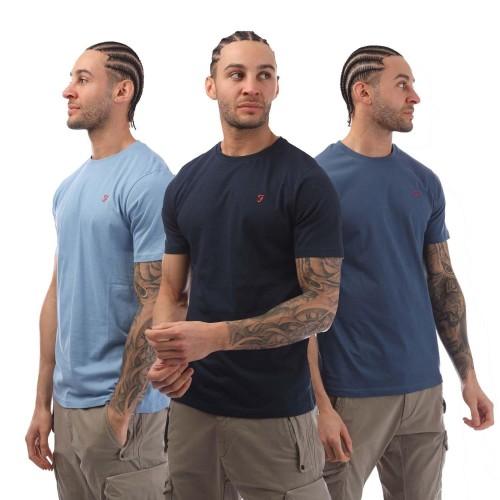 Farah Mens Labo T-Shirt (Pack of 3)