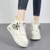34-42 Winter Women's Large Fashion Thick Bottom High Top with Velvet Warmth High Top Cotton Shoes Snow Boots