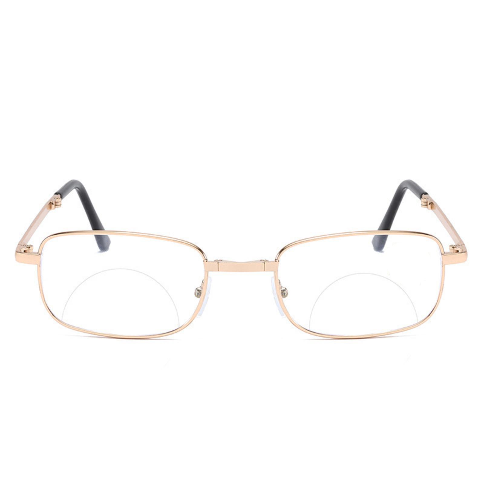 

Портативные и изысканные мужские и женские очки в полной оправе, легкий корпус, элегантные цветочные зеркальные металлические оправы, портативная коробка, складные очки для пожилых One Size