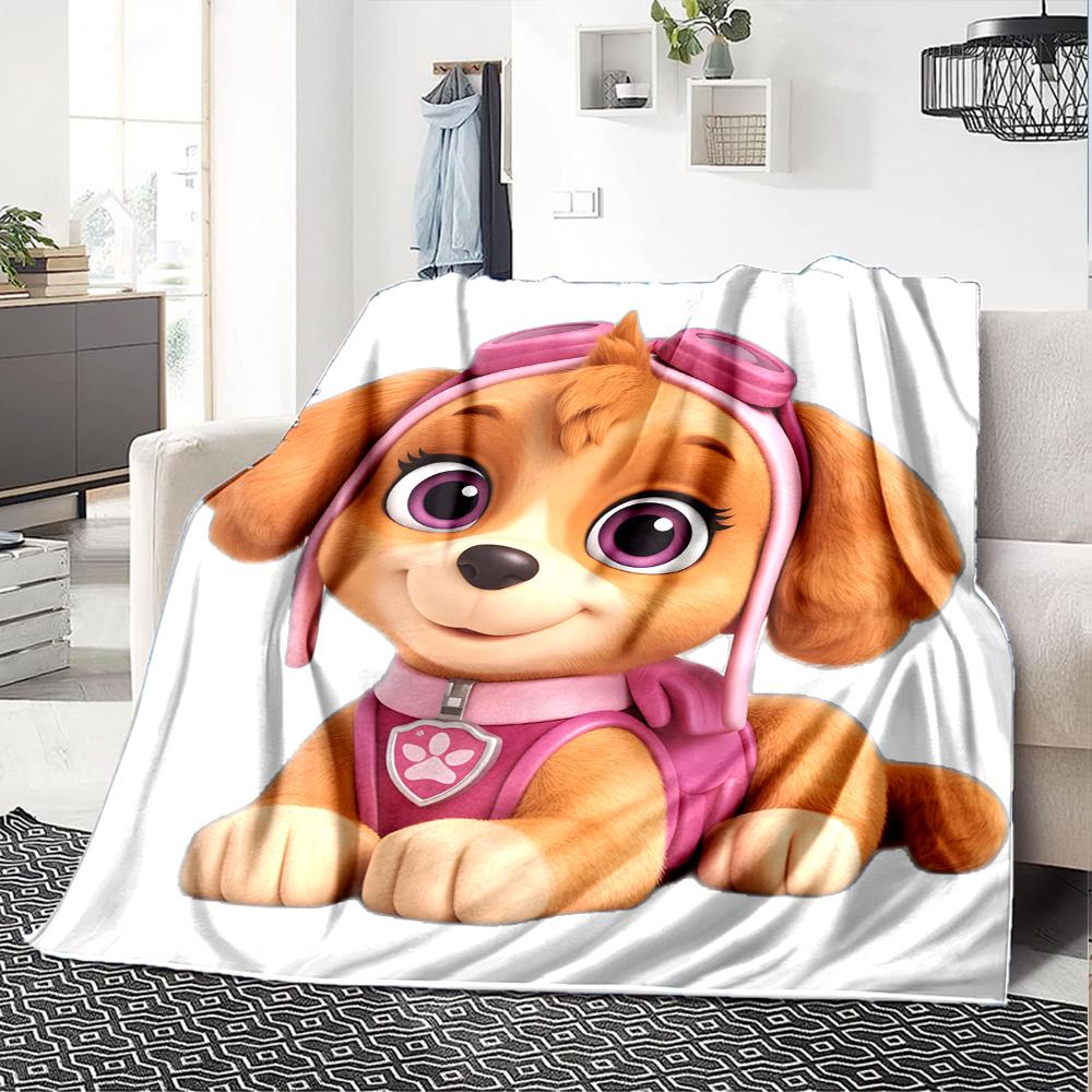 1pc Paw Paw6 Blanket, Gift, for Men and Women, Soft Blanket, Good for Sofa Bed Couch Travel, Lightweight Flannel Blanket
