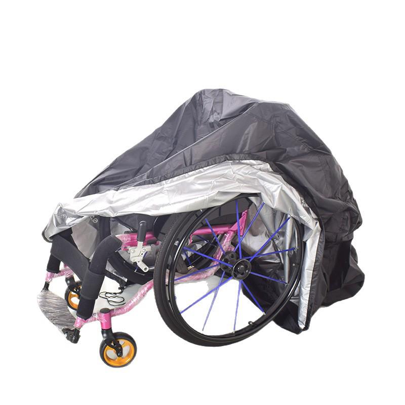 Waterproof Foldable Oxford Cloth Wheelchair Dust Cover - Lightweight, Rainproof, Sunproof, Easy to Store for Elderly.