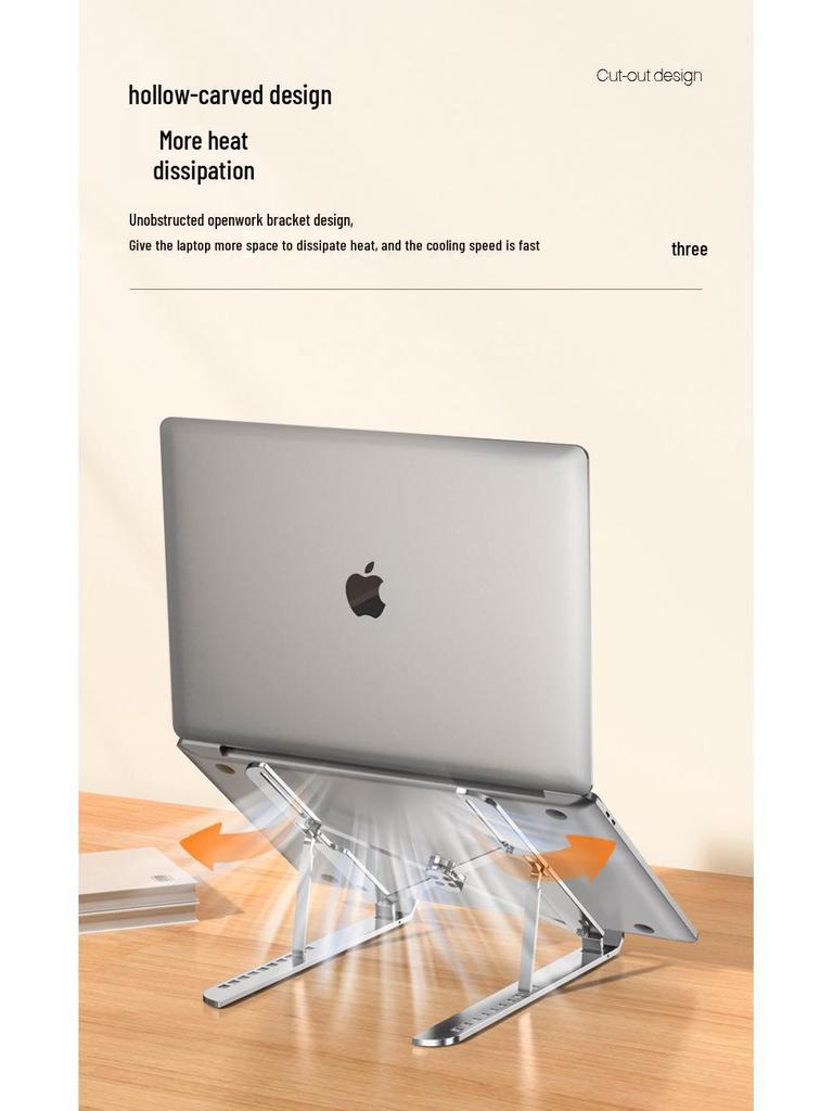 Folding Portable Aluminum Laptop Stand & Riser