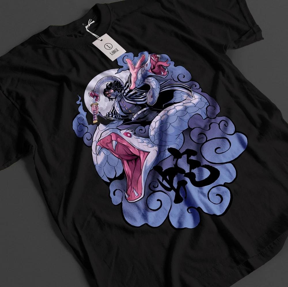Demon Slayer Shirt Obanai Iguro TShirt Tanjiro Anime Zenitsu Top Muzan Tee S
