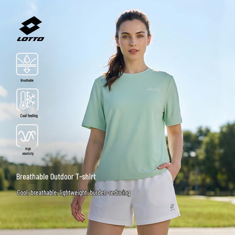 Lotto Women s Quick-Dry Breathable Round Neck T-Shirt 3XL