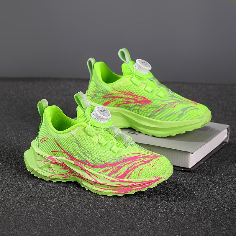 

Primary school students sports shoes, Datong running shoes, lightweight mesh breathable children s shoes, rotating buttons, male and female students 29