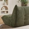 Chenille Caterpillar Sponge-Padded Sofa, Floor-Level Lounge Chair, Fireplace Lounge Chair, for Living Rooms, Bedrooms, Game Rooms, and Office