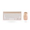 Slim 2.4GHz Wireless Keyboard and Mouse Kit for Desktop Laptop Black