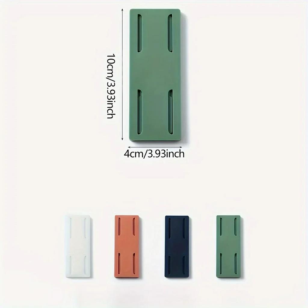 1/3 Stück Wandmontierter Steckdosenhalter Fixierflicken Selbstklebend Steckdosenleisten-Fixator Stecker-Steckdosen-Kabel-Draht-Organizer-Ablage