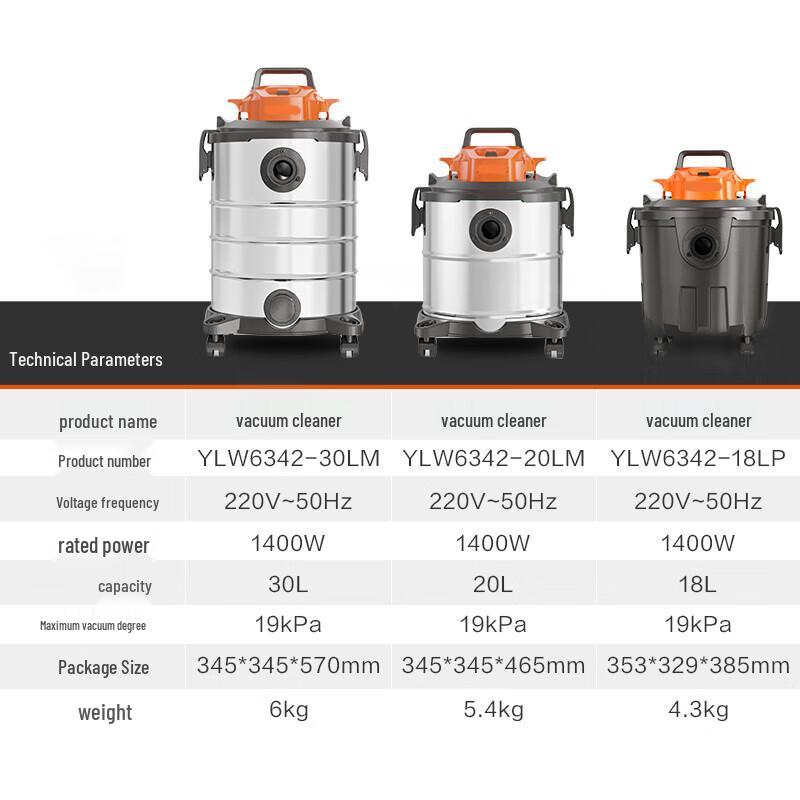 Xinkai Industrial Wet/Dry/Blow Vacuum Cleaner