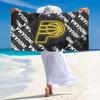 Indiana Pacers Print Beach Towel, Large Soft Quick Dry Towel for Beach Camping Swimming