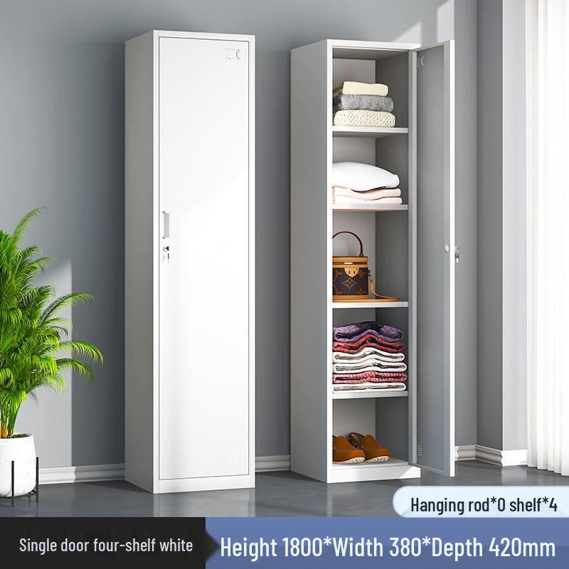 Single Door Steel Locker Cabinet for Employee or Dormitory Use