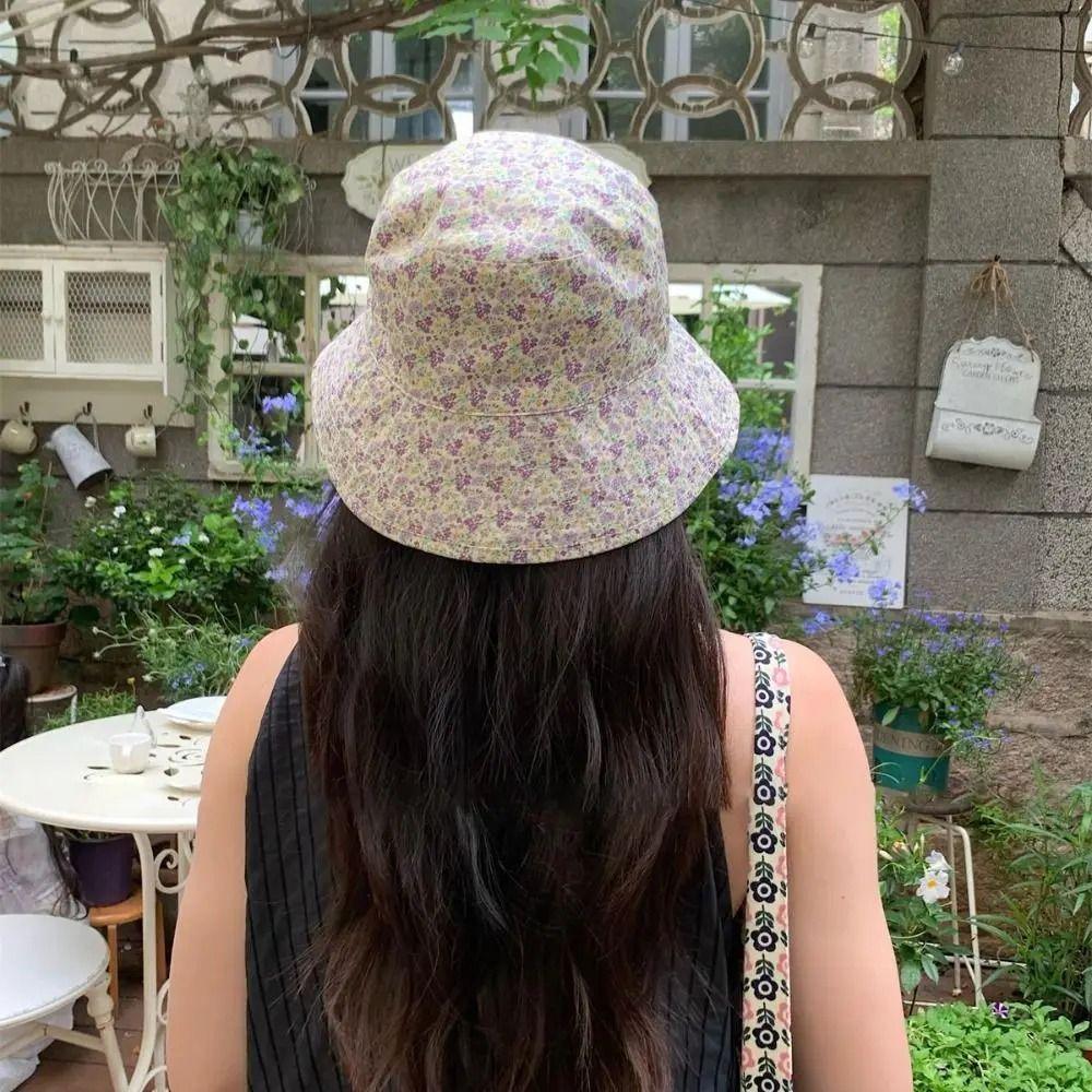 Double Sided Panama Bucket Hats Reversible Summer Sun Hats Fashion Women Fisherman Hat  Basin Caps