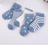 5 Pairs/lot 0 To 6 Years Kids Soft Cotton Socks Boy Girl Baby Cute Cartoon Warm Stripe Dots Fashion School Socks Autumn Winter