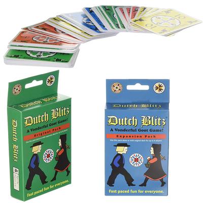 Dutch Blitz Original and Extended Combination, Fast-paced Card Game Suitable for Everyone's Fun, Family Game