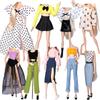 30cm Doll Compatible Dress-Up Set: Fashion Princess Dresses for Dolls - Various Coordination Options Suitable for 16 Scale Dolls. Includes a Variety