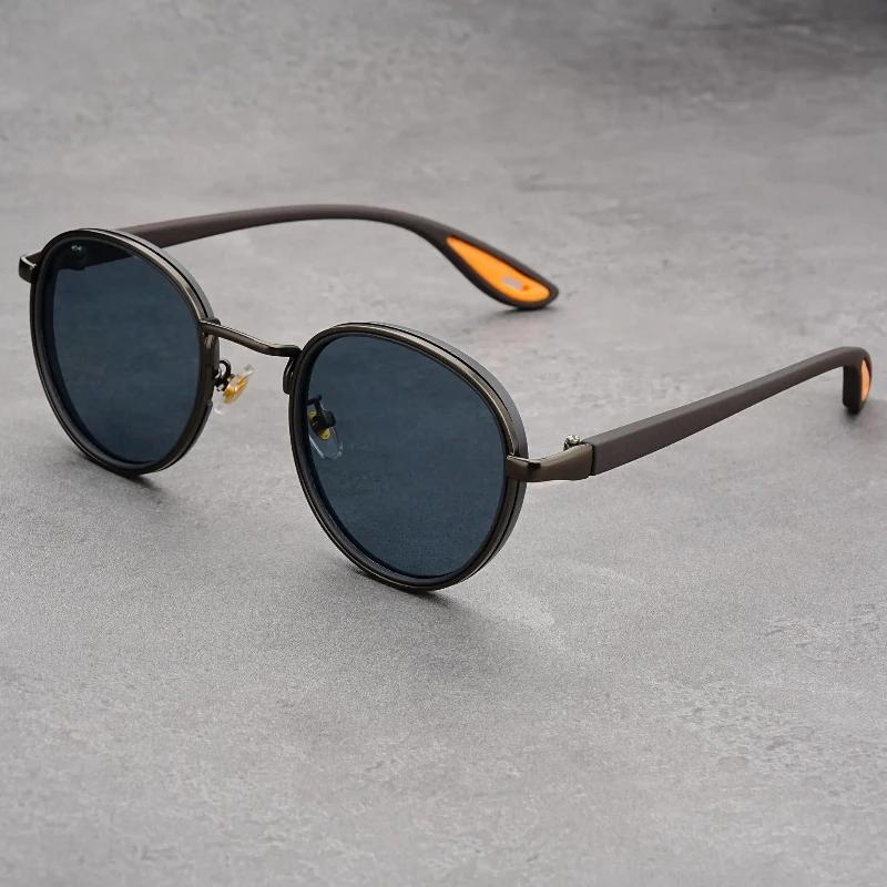 Vintage Designer Outdoor Sunglasses Men Round Fashion Plastic High Quality Sun Glasses Man Outdoor UV Protection Glasses Woman