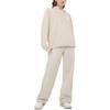 Fila Fusion Fashion Casual Loose Wide Leg Knitted Sports Pants Women bottoms Mugwort-Gray T11W433607F-BG