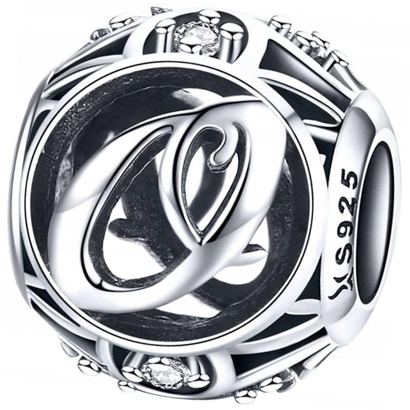 Charms Do Pandora Zawieszka Charms Litera O Srebro 925